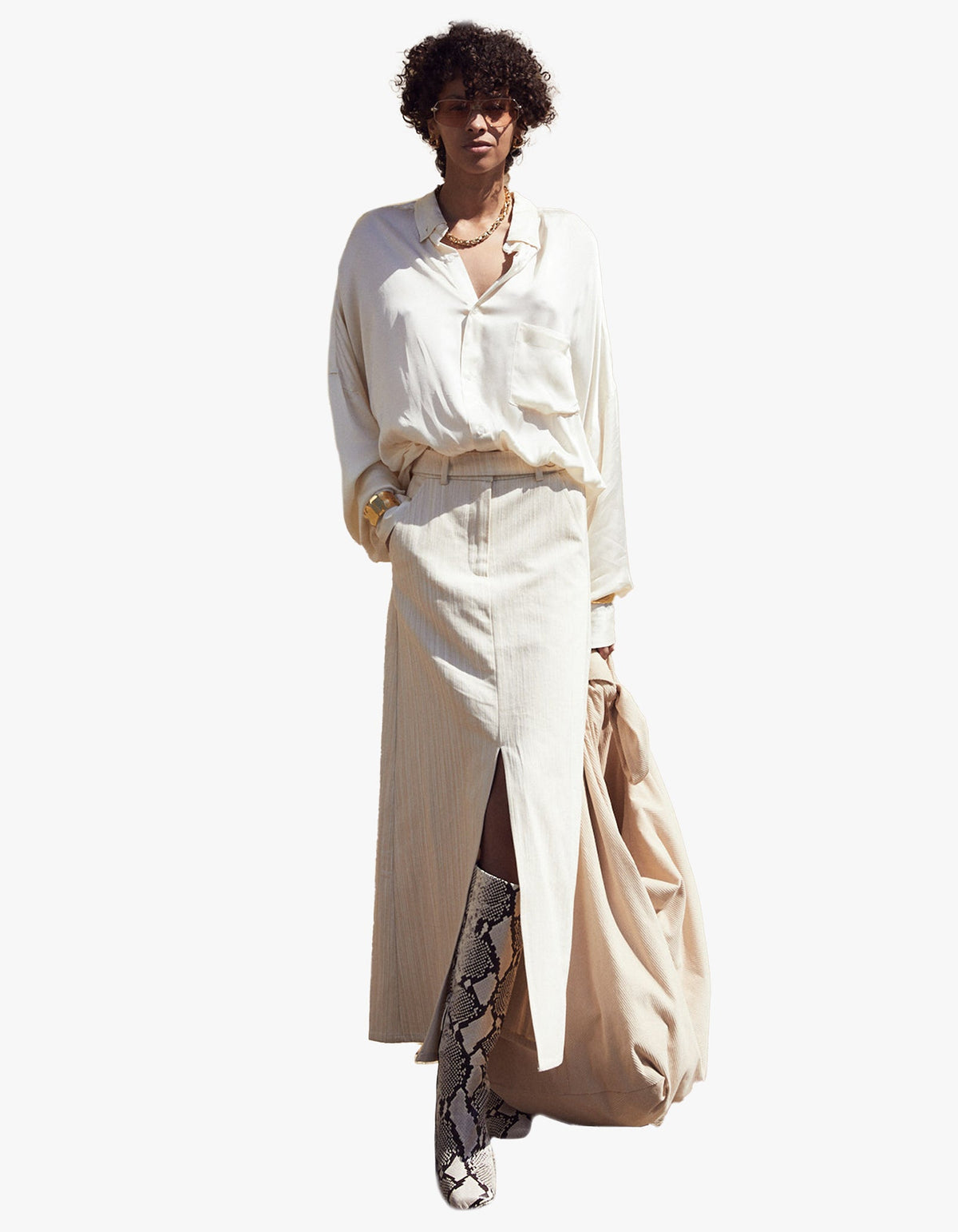 Amani Skirt - Cream