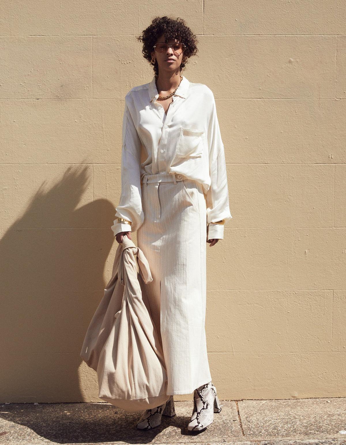 Amani Skirt - Cream
