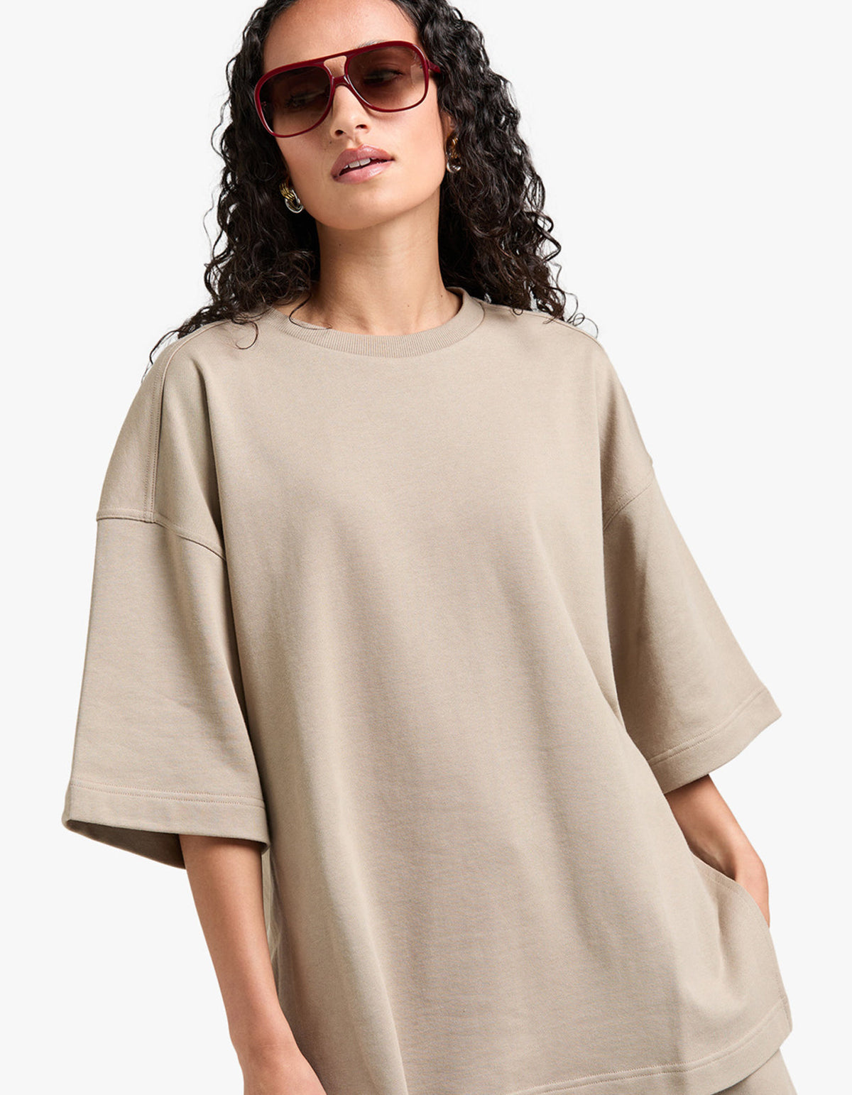 Hendrix Tee - Taupe