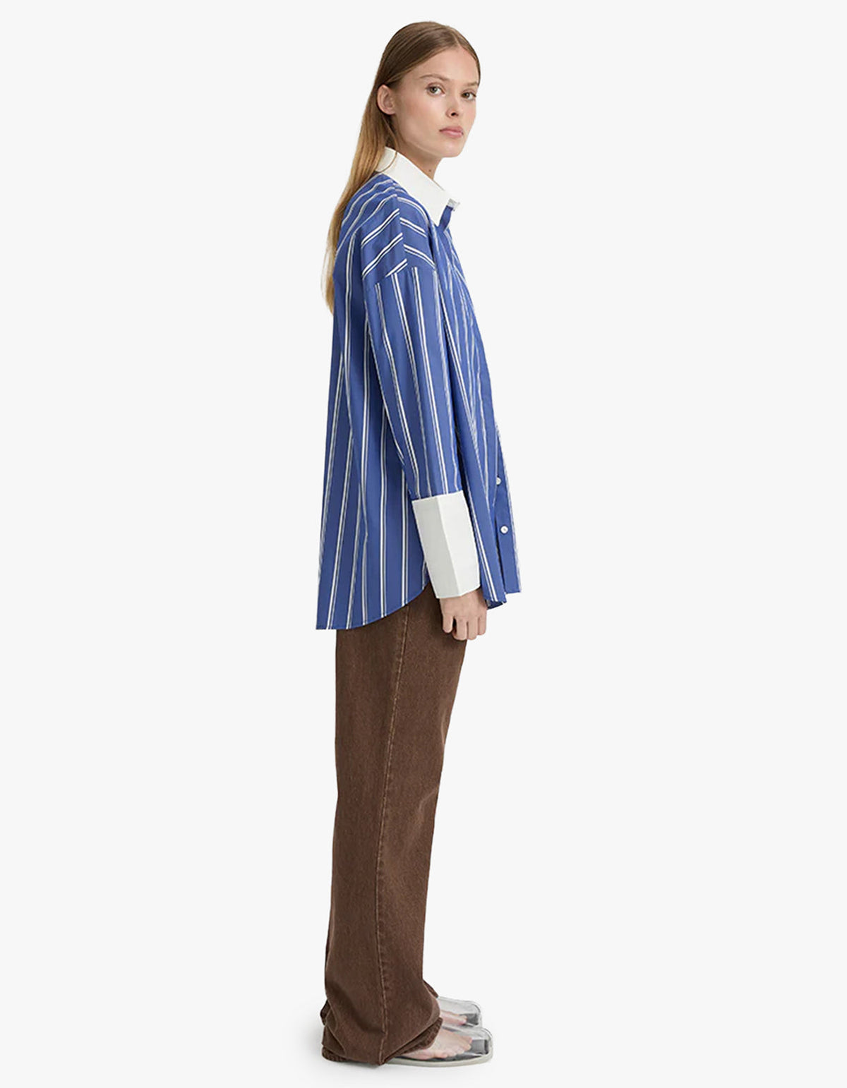 Opal Shirt - Blue/White