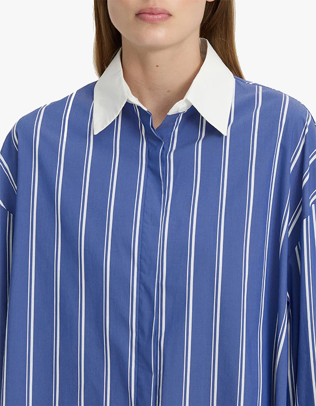 Opal Shirt - Blue/White
