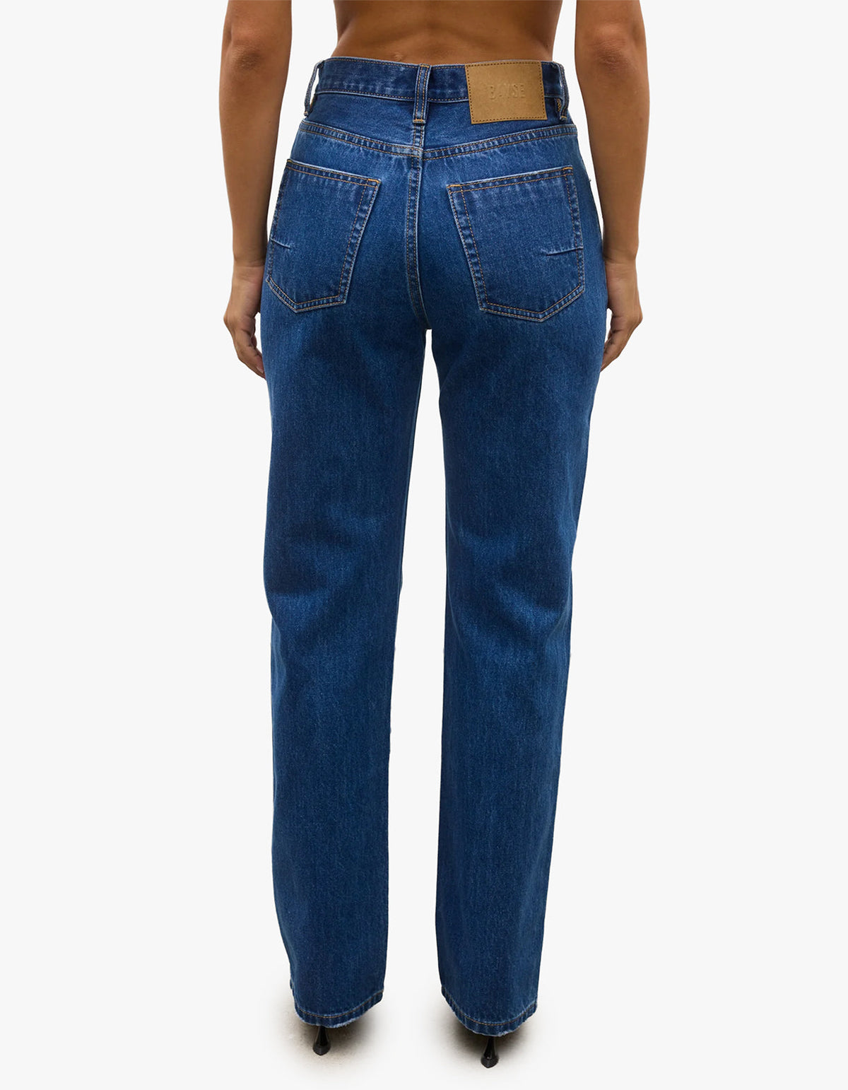 Heidi High Waisted Jeans - Denver Blue