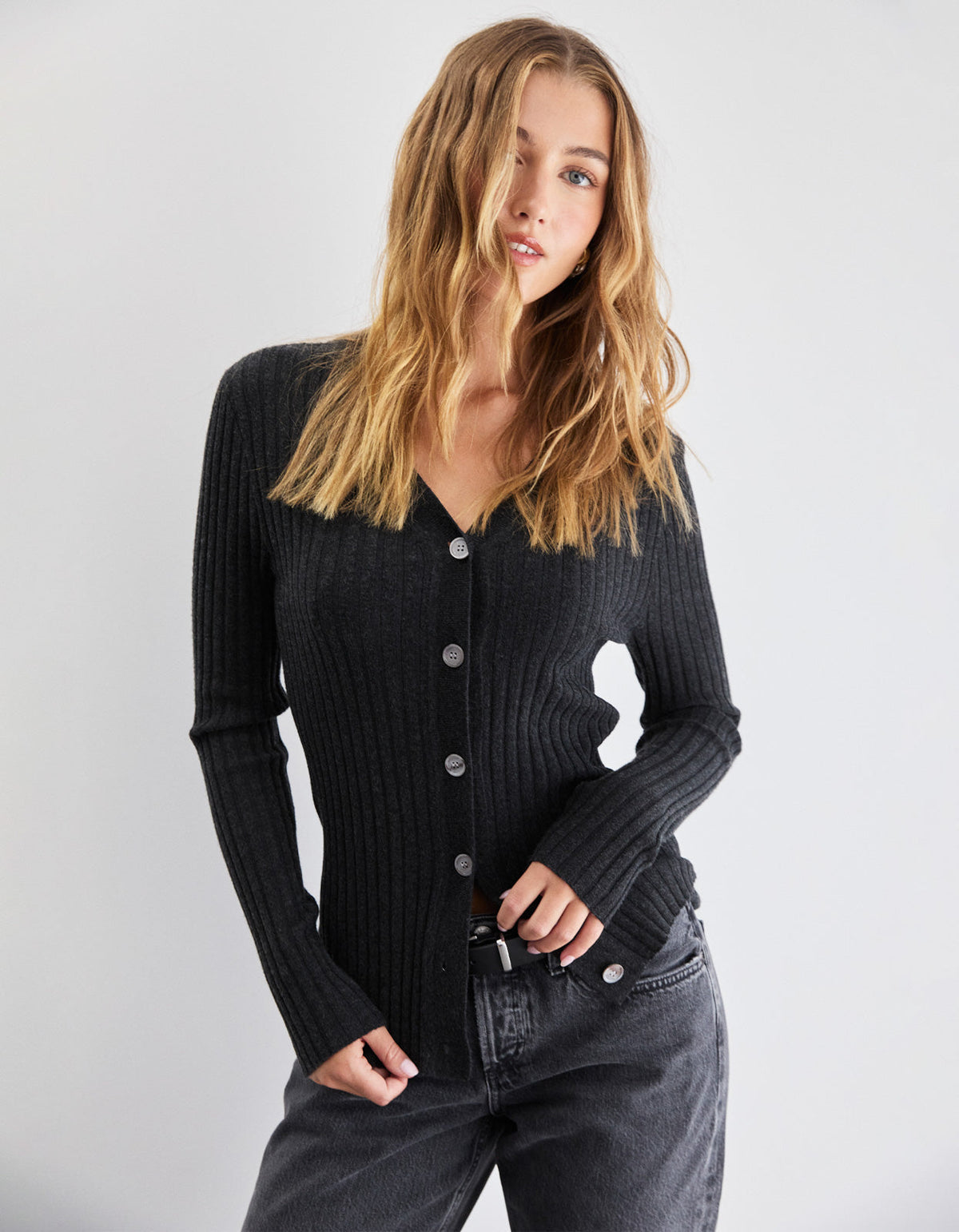 Bailey Cardigan - Slate