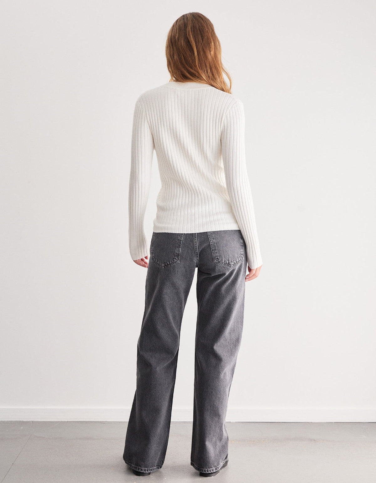 Bailey V-Neck Knit - Ivory
