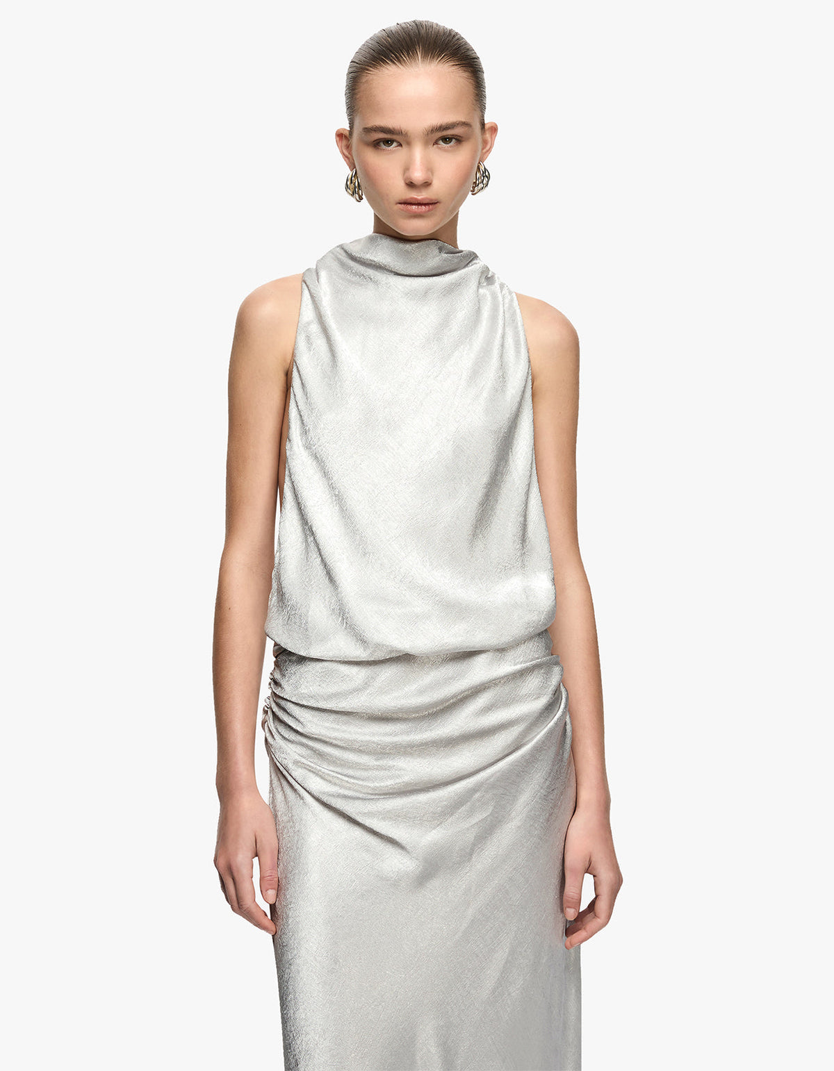 Juna Maxi Dress - Silver