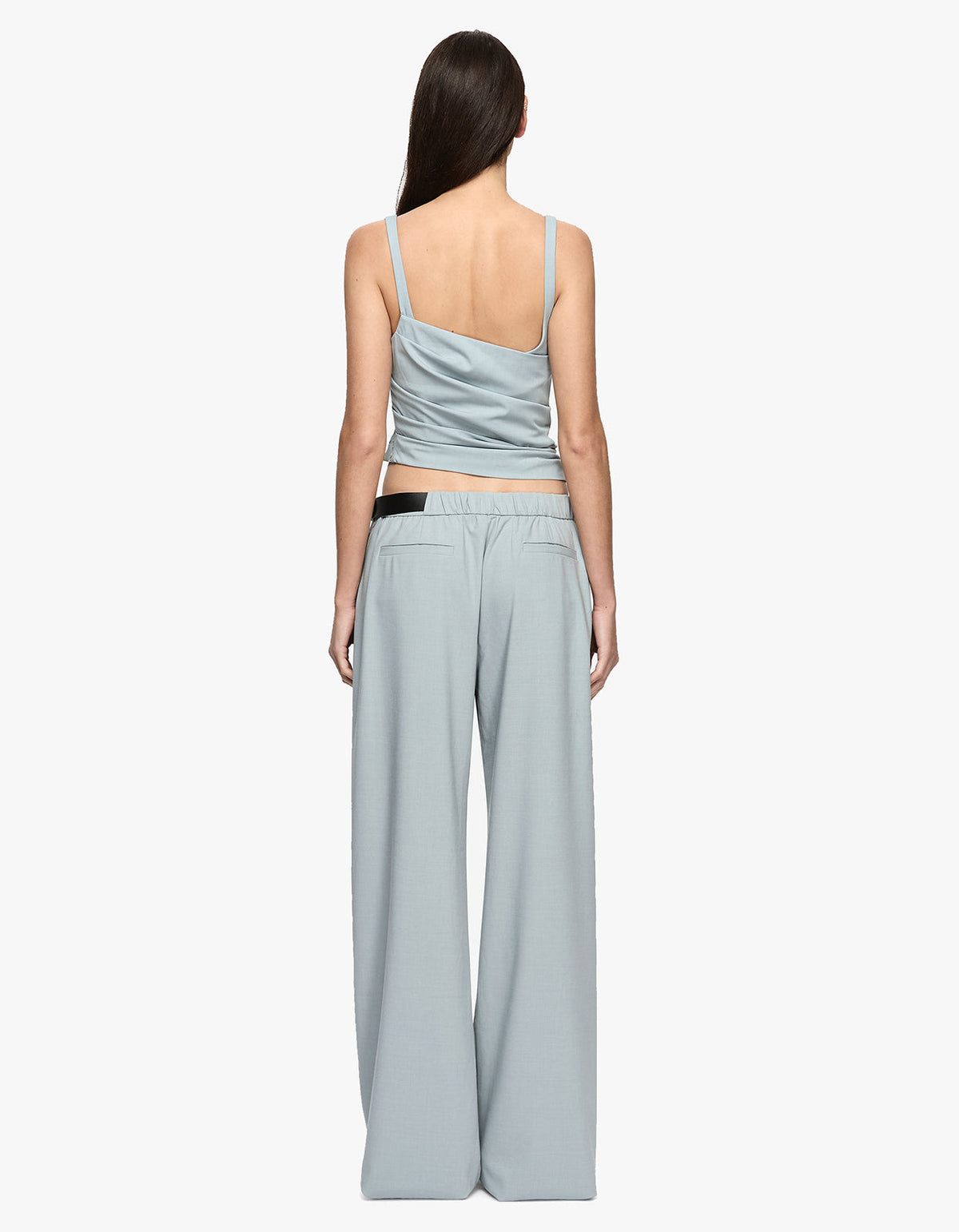 Selina Asym Top - Stone Blue
