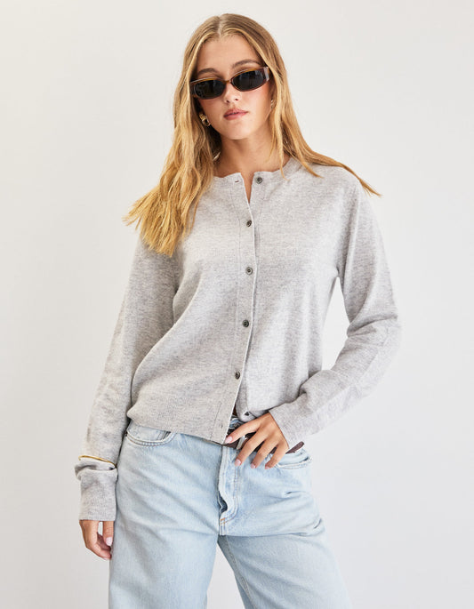 Blair Wool Cardigan - Grey