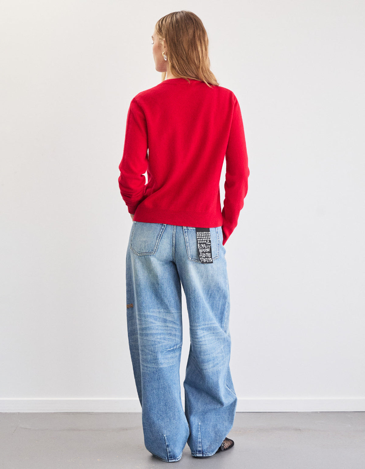 Blair Wool Cardigan - Red