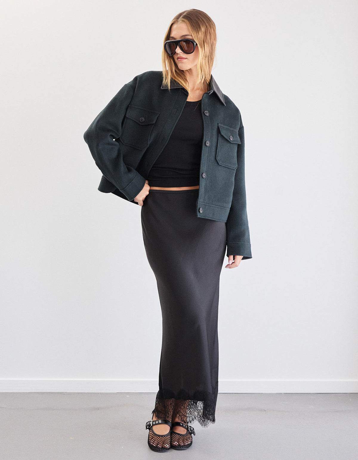 Bronte Jacket - Dark Green
