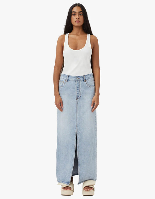 Phoebe Maxi Skirt - Washed Blue L60