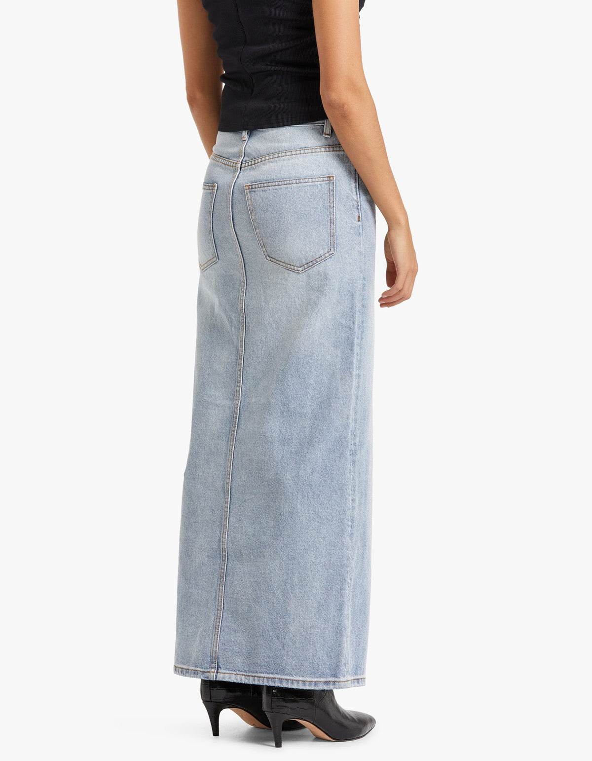 Phoebe Maxi Skirt - Washed Blue L60