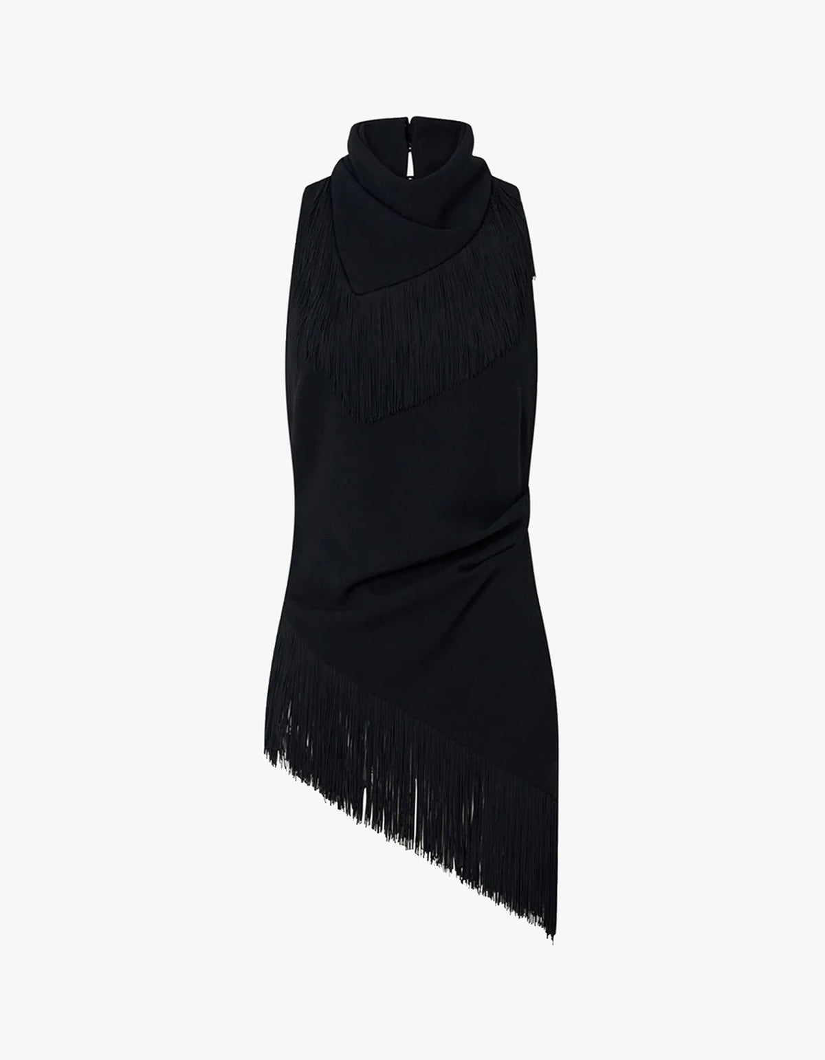 Dune Fringe Top - Black