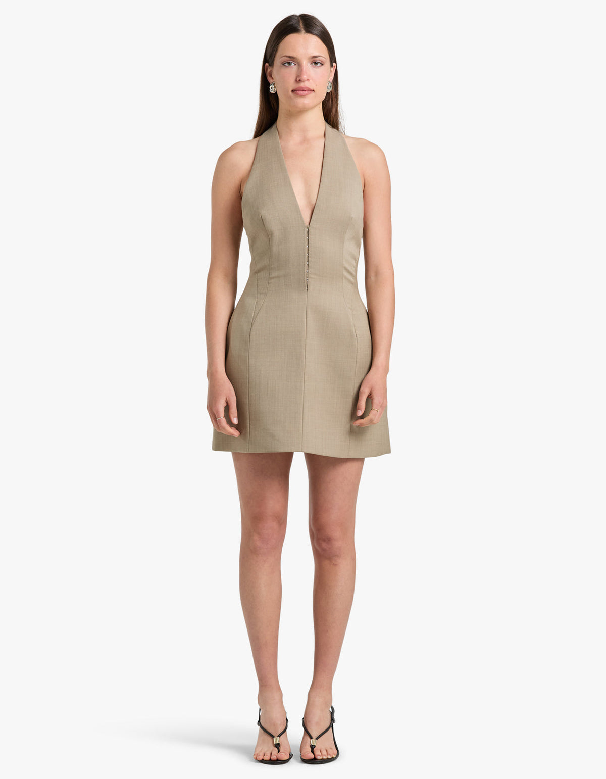 Pompidou Dress - Olive Marle