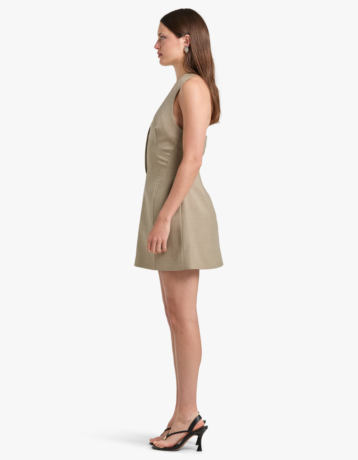 Pompidou Dress - Olive Marle