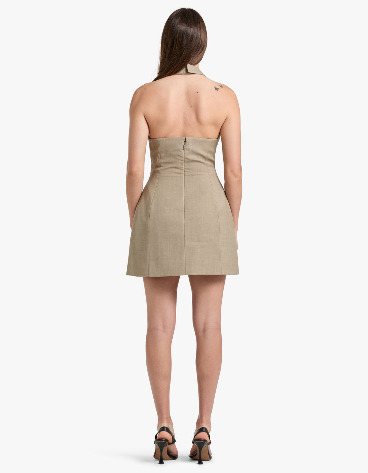 Pompidou Dress - Olive Marle
