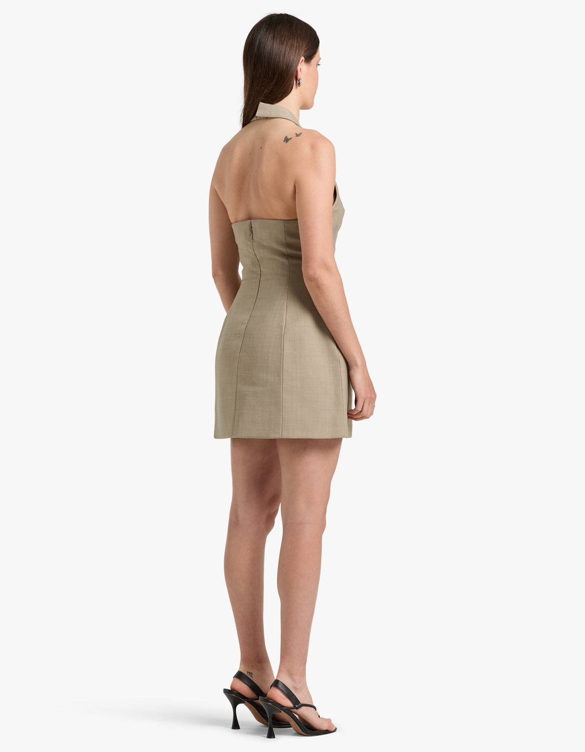 Pompidou Dress - Olive Marle
