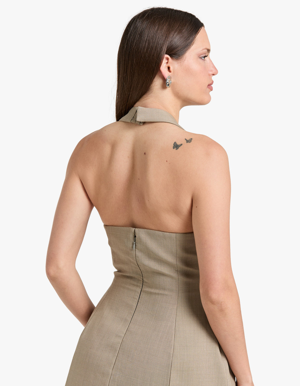 Pompidou Dress - Olive Marle