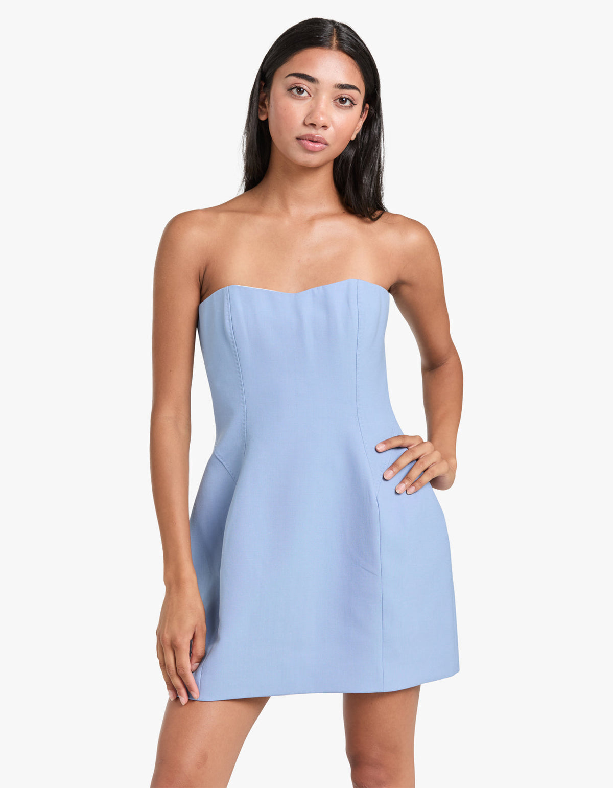 Atlantis Mini Dress - Cornflower Blue