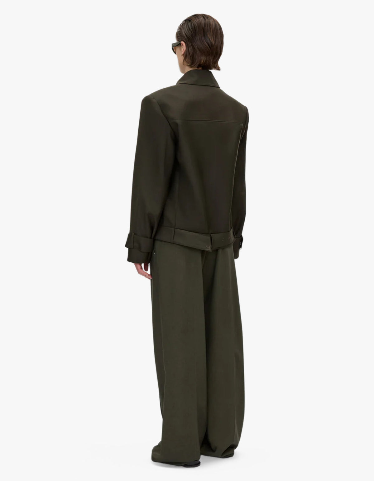 Tari Oversized Jacket - Dark Khaki