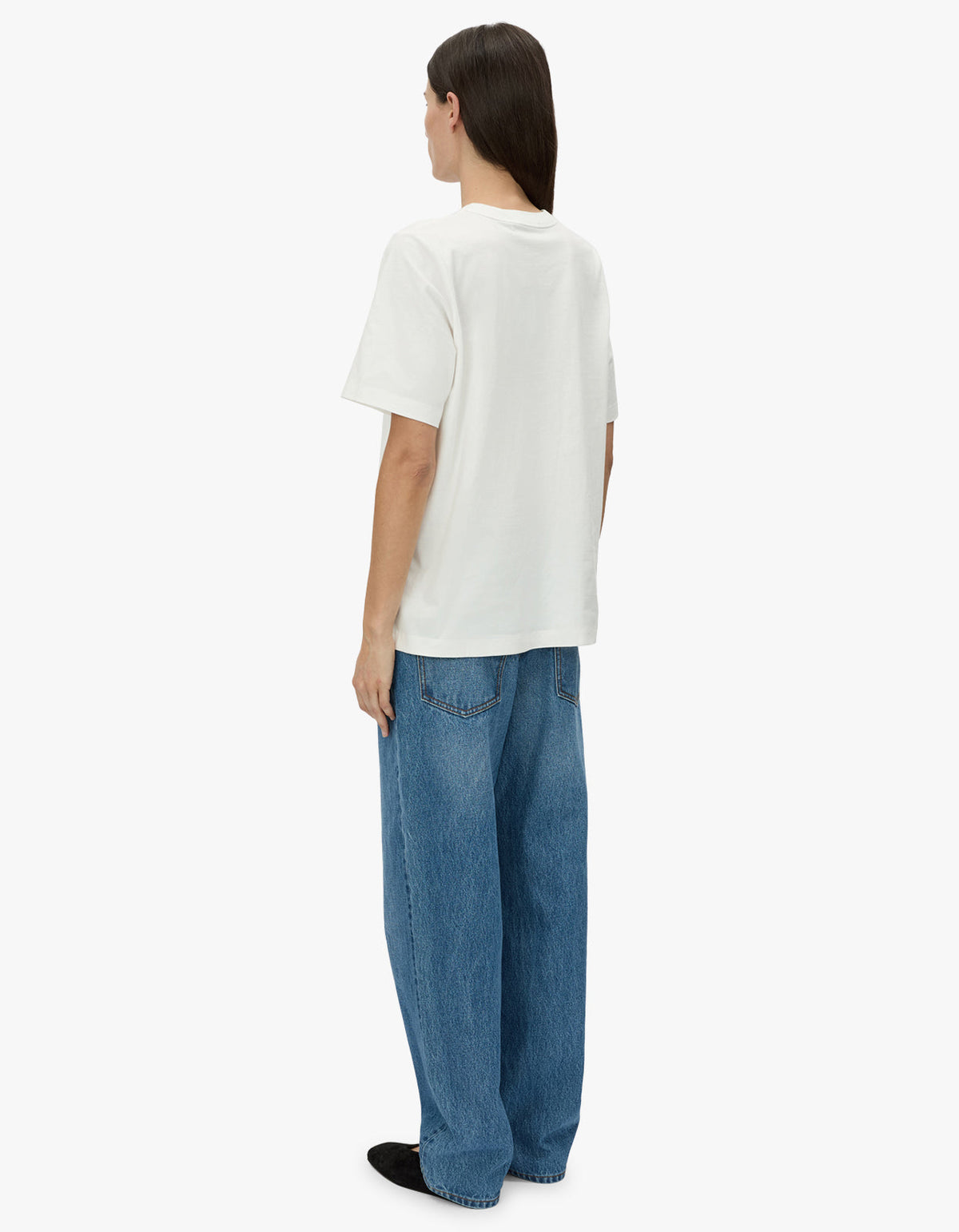 Karine Graphic Tee - White / Poppy Red