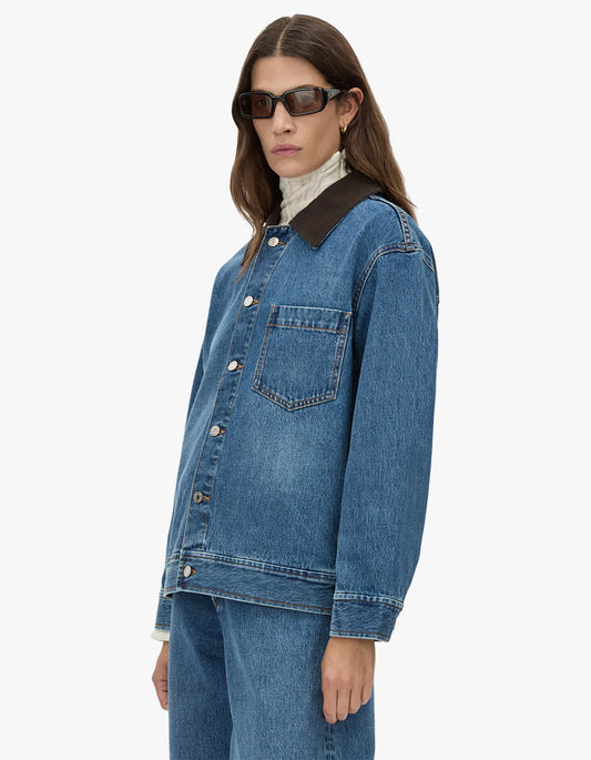 Alonzo Denim Jacket - Dark Classic Blue