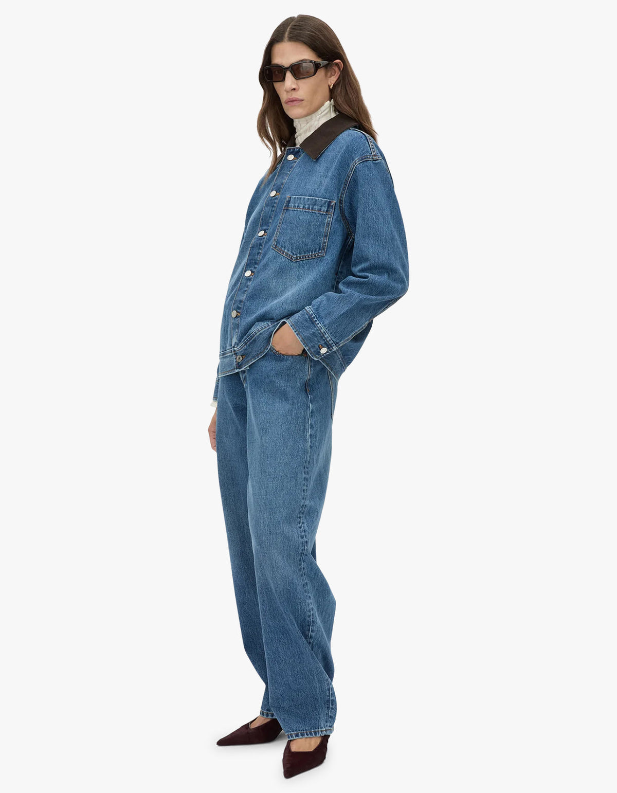 Alonzo Denim Jacket - Dark Classic Blue