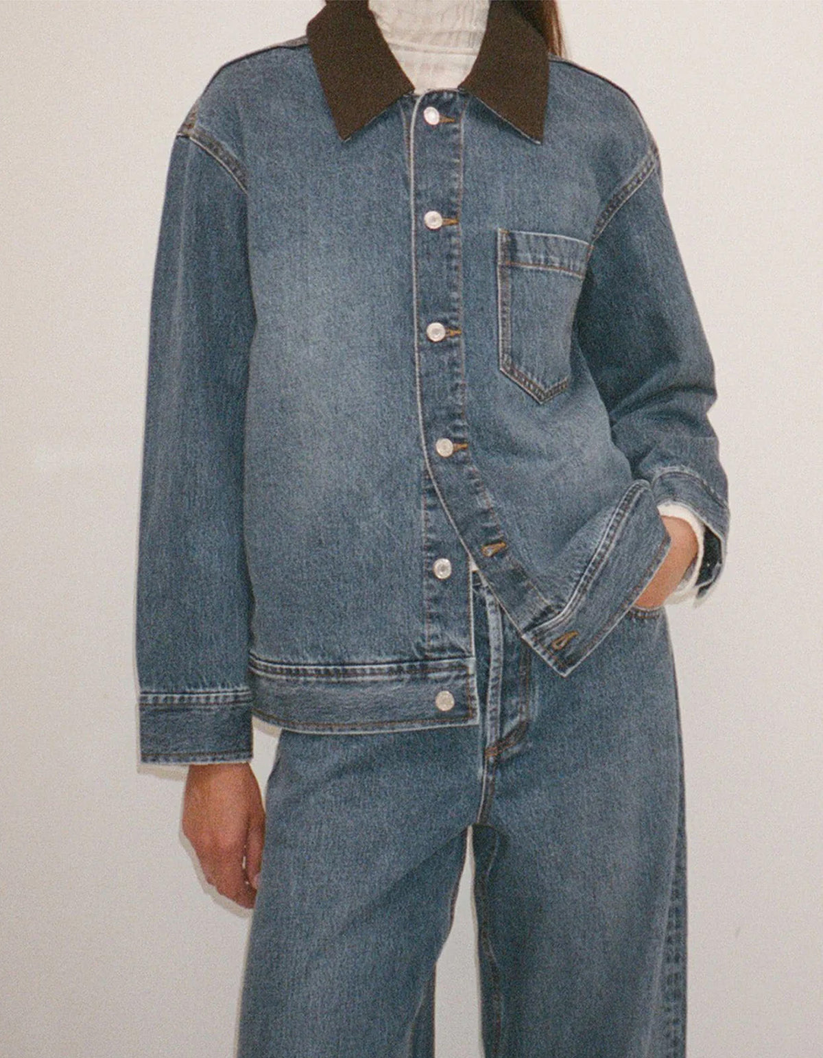 Alonzo Denim Jacket - Dark Classic Blue