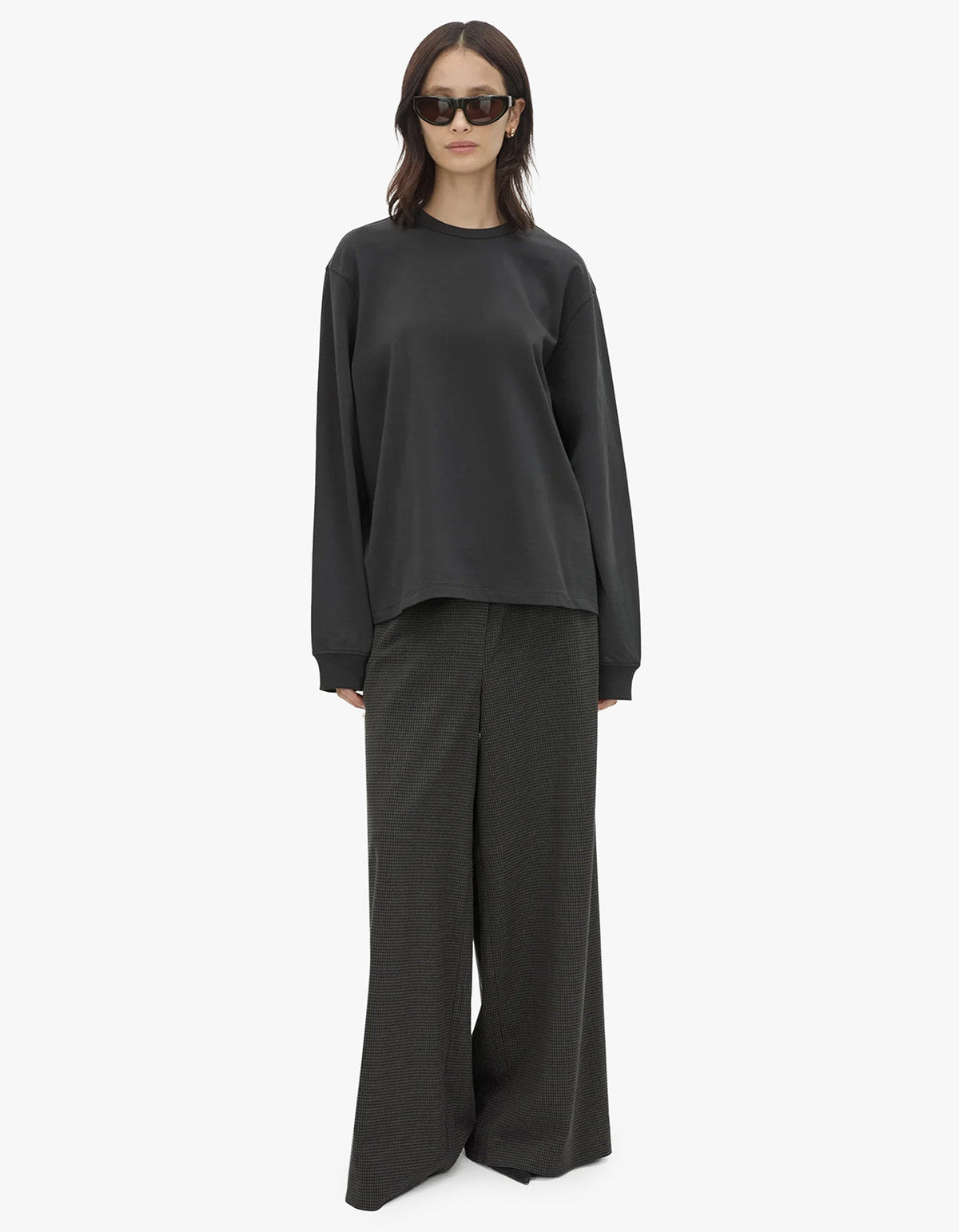 Genre Gingham Pant - Steel