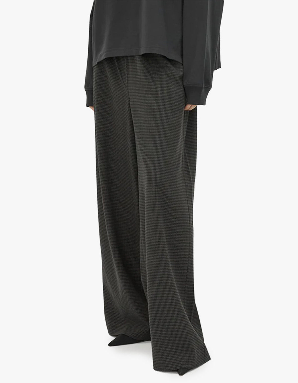 Genre Gingham Pant - Steel