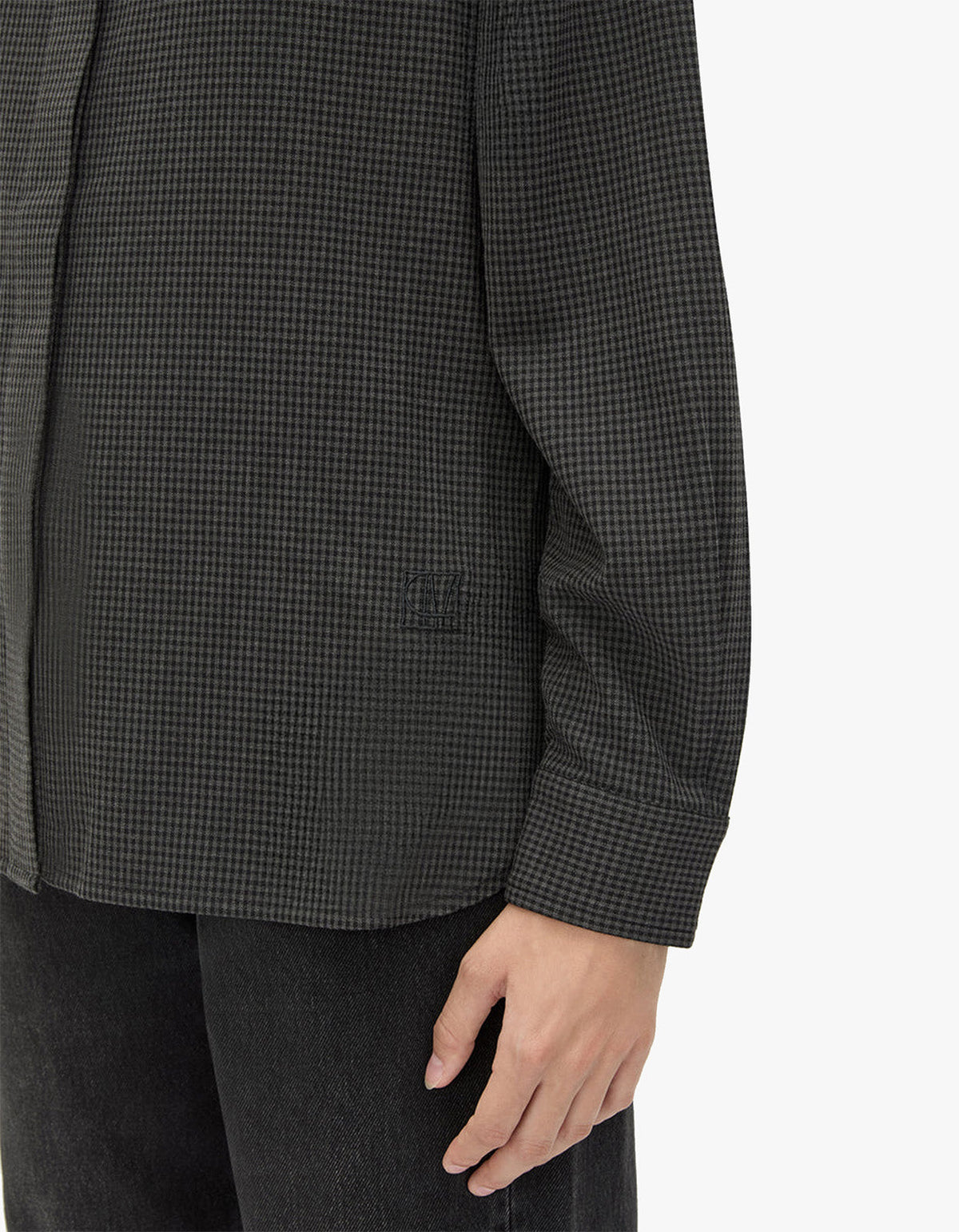 Genre Gingham Shirt - Steel