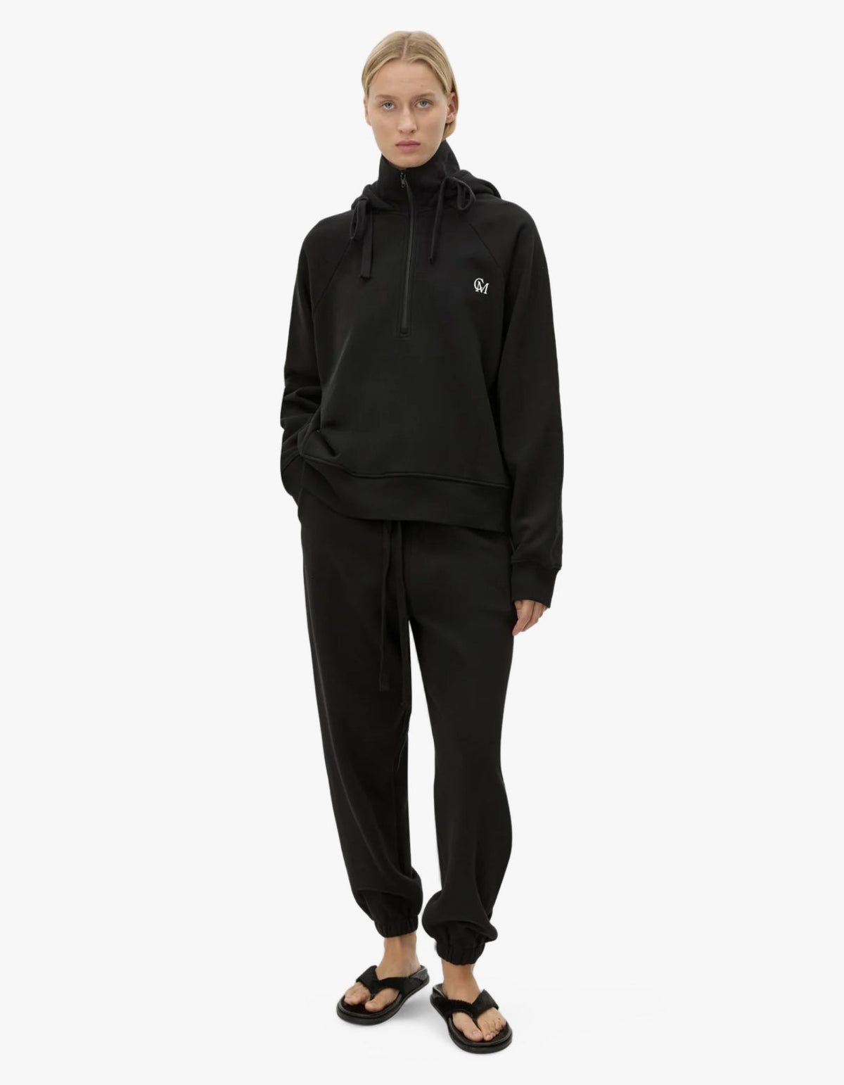 Lyra Hoodie - Black/White