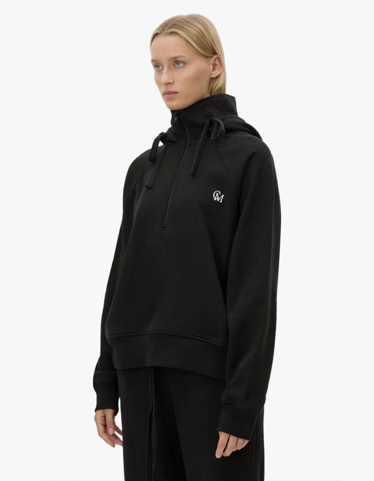 Lyra Hoodie - Black/White