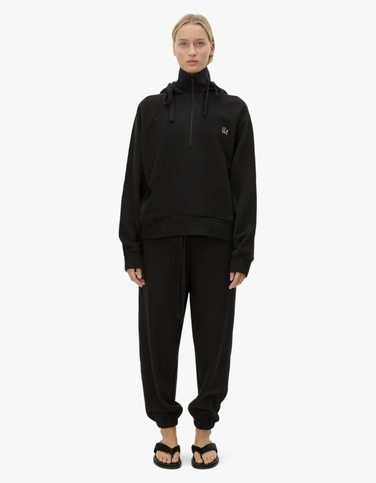 Lyra Hoodie - Black/White