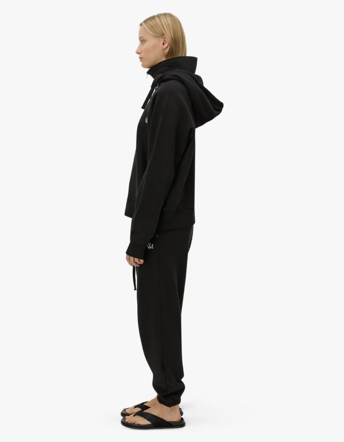 Lyra Hoodie - Black/White