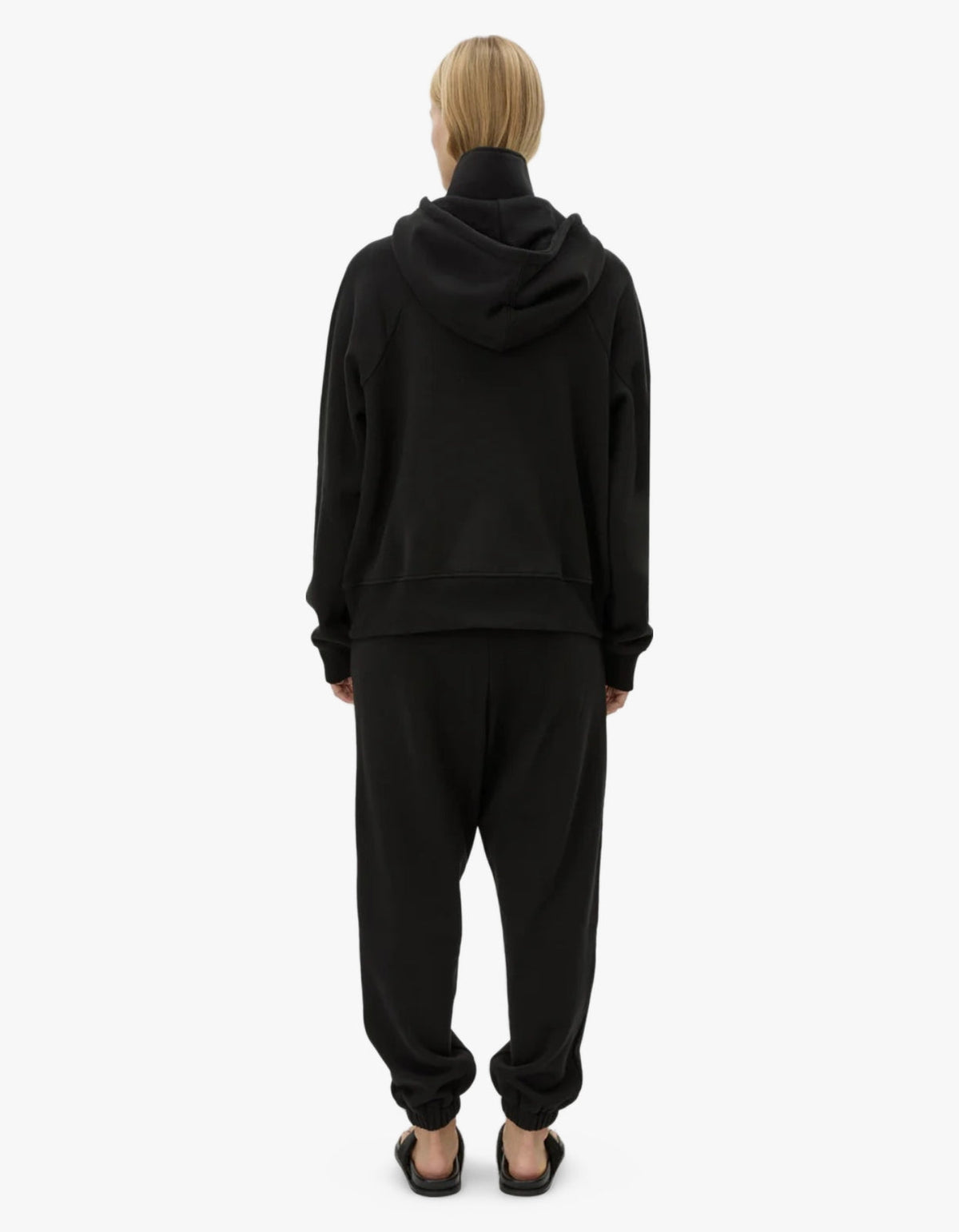 Lyra Hoodie - Black/White
