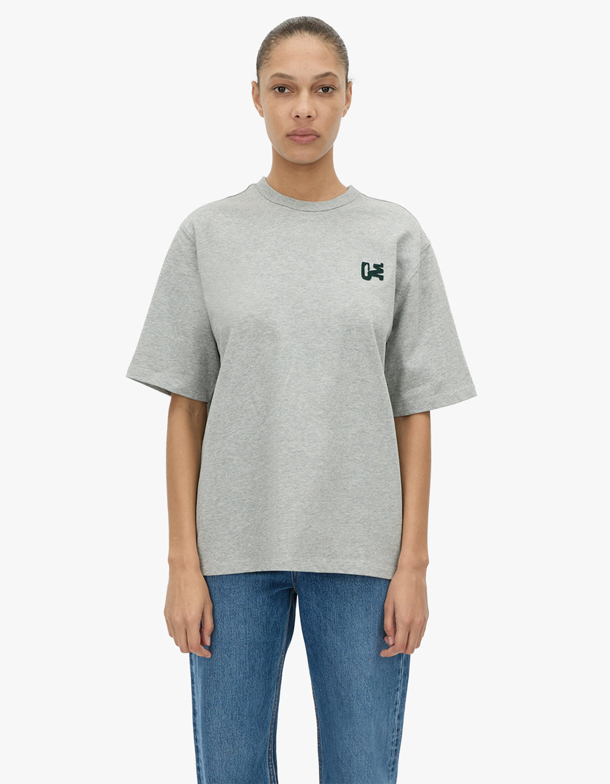 Sonora Flocking Tee - Grey Marle