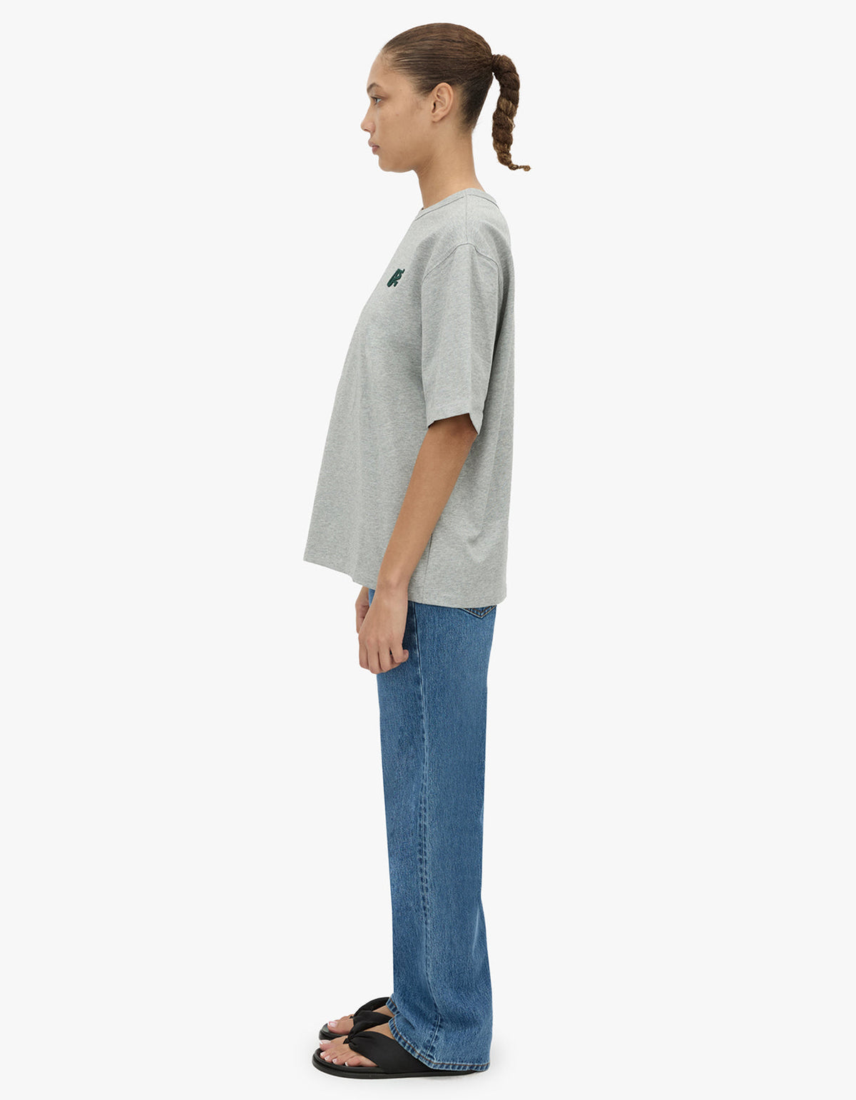 Sonora Flocking Tee - Grey Marle