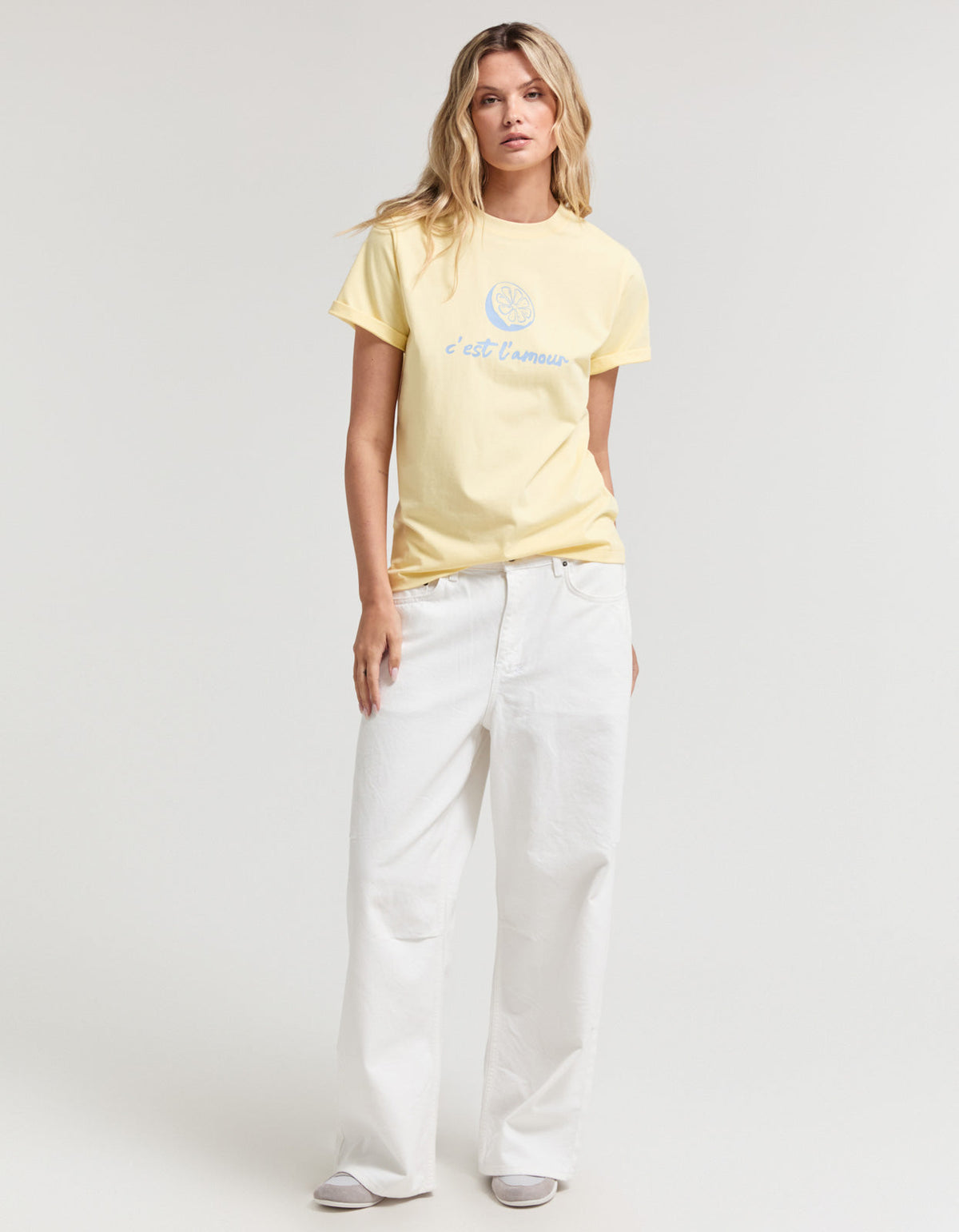 C'est L'amour Tee - Lemon