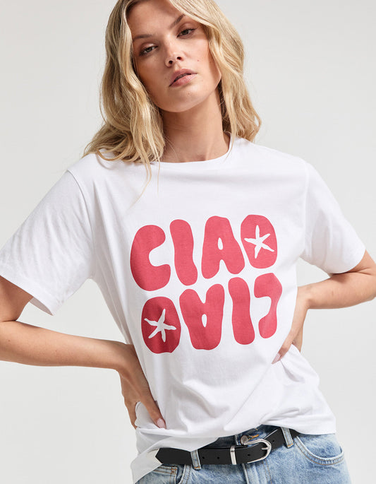 Ciao Ciao Tee - White