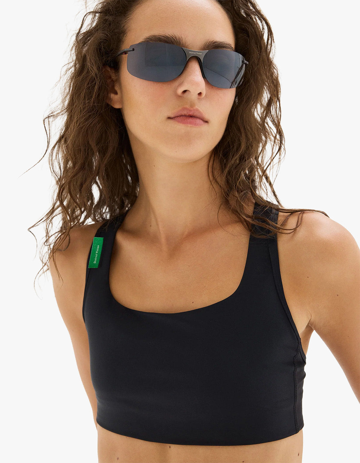 Medium Support Racer-Back Bra - Black