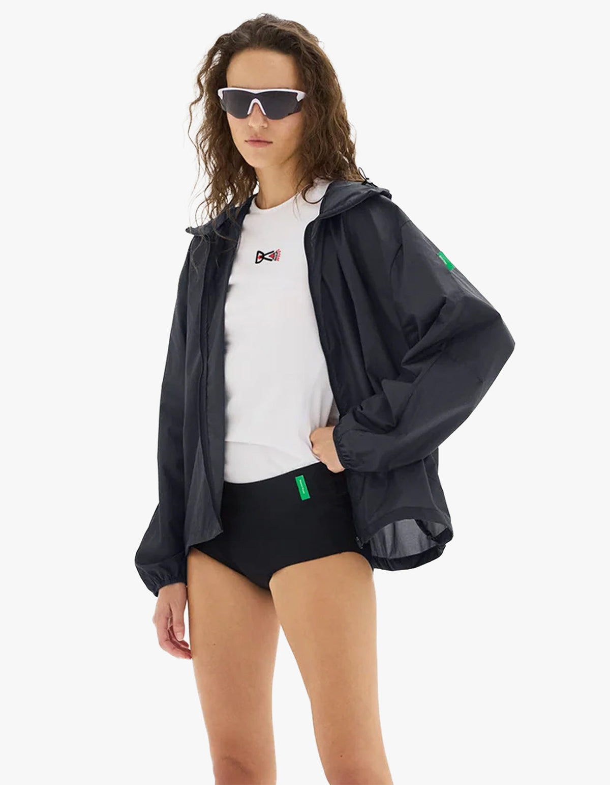 Ultralight Nylon Windbreaker - Obsidian