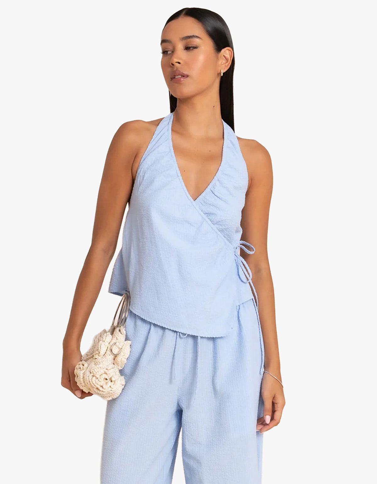 Lola Halter Top - Sky