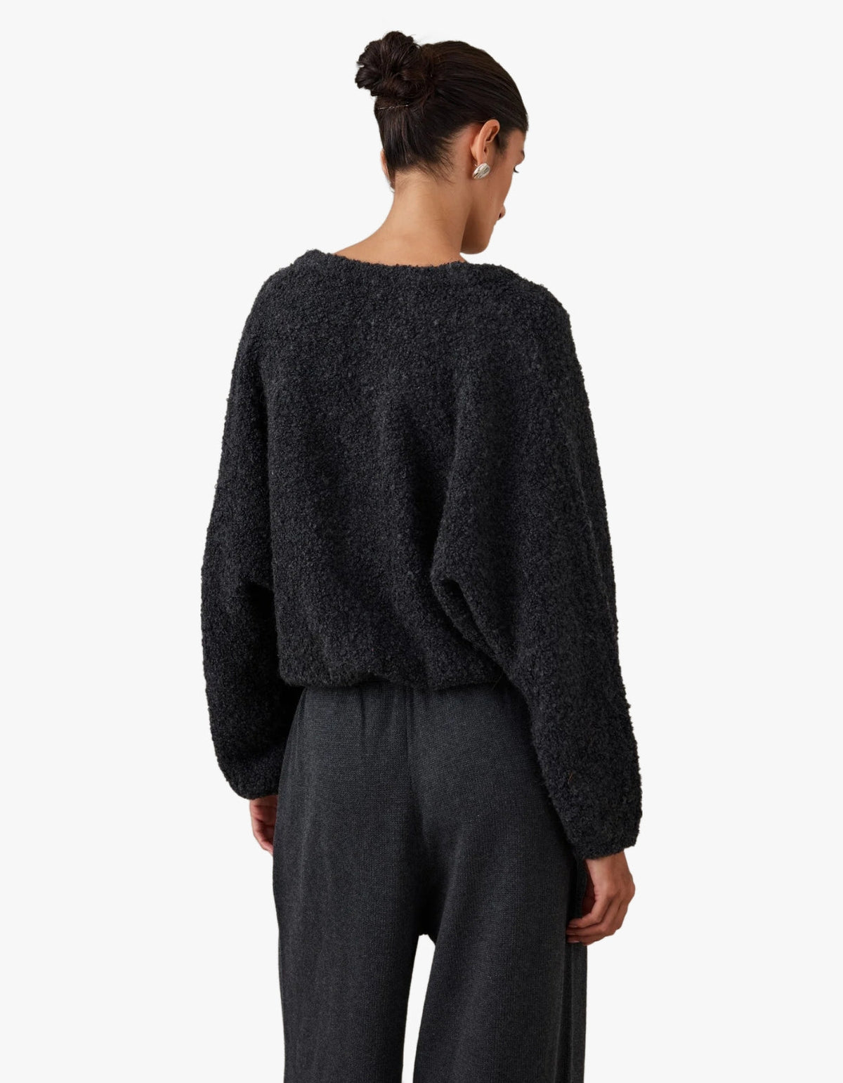 Drew Cardigan - Charcoal