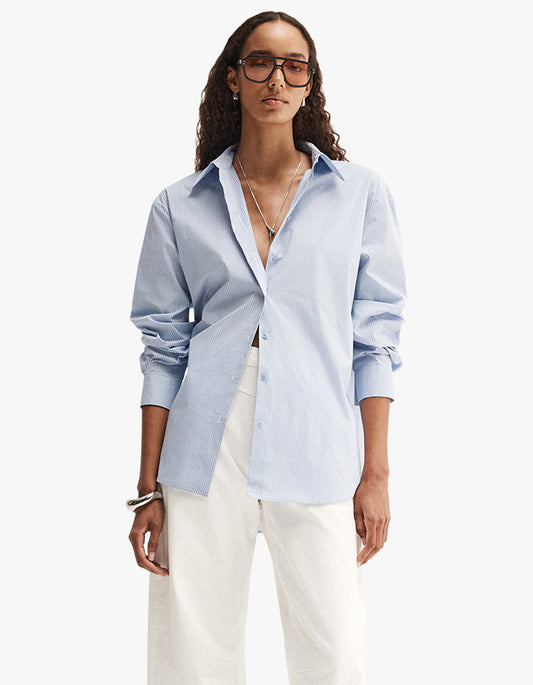 Holland Stripe Shirt - Blue Stripe