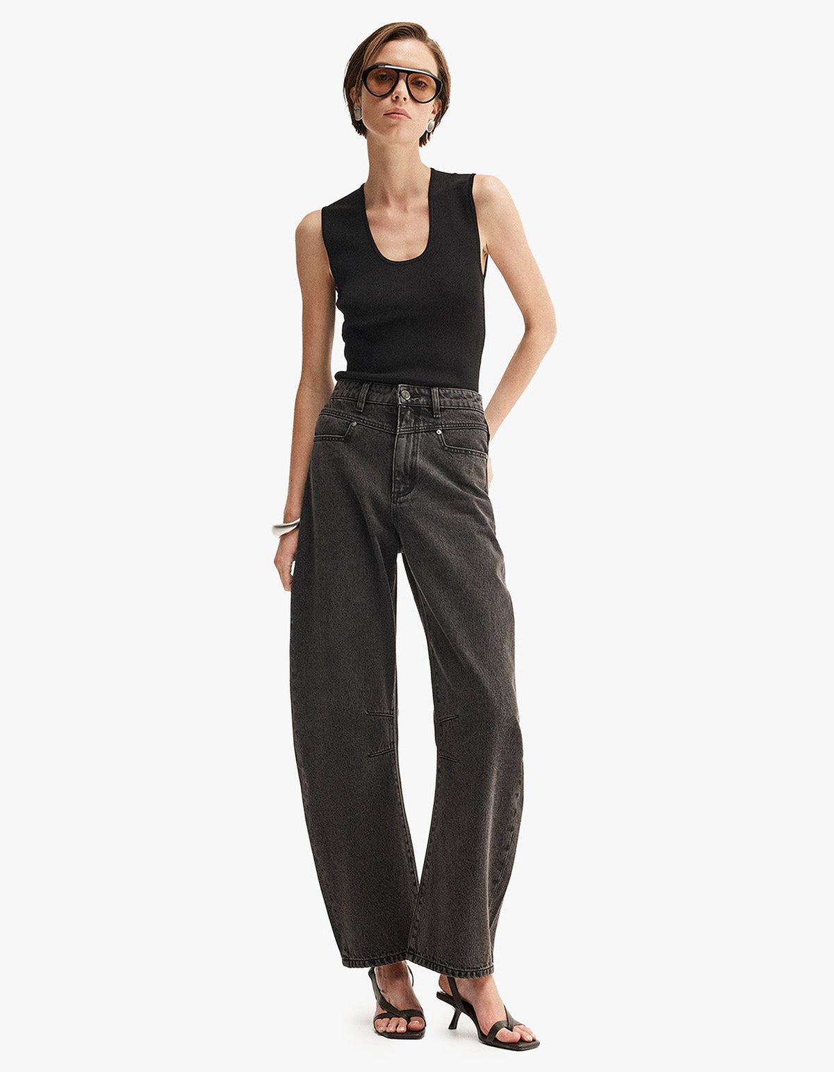Chelsea Denim Jean - Black