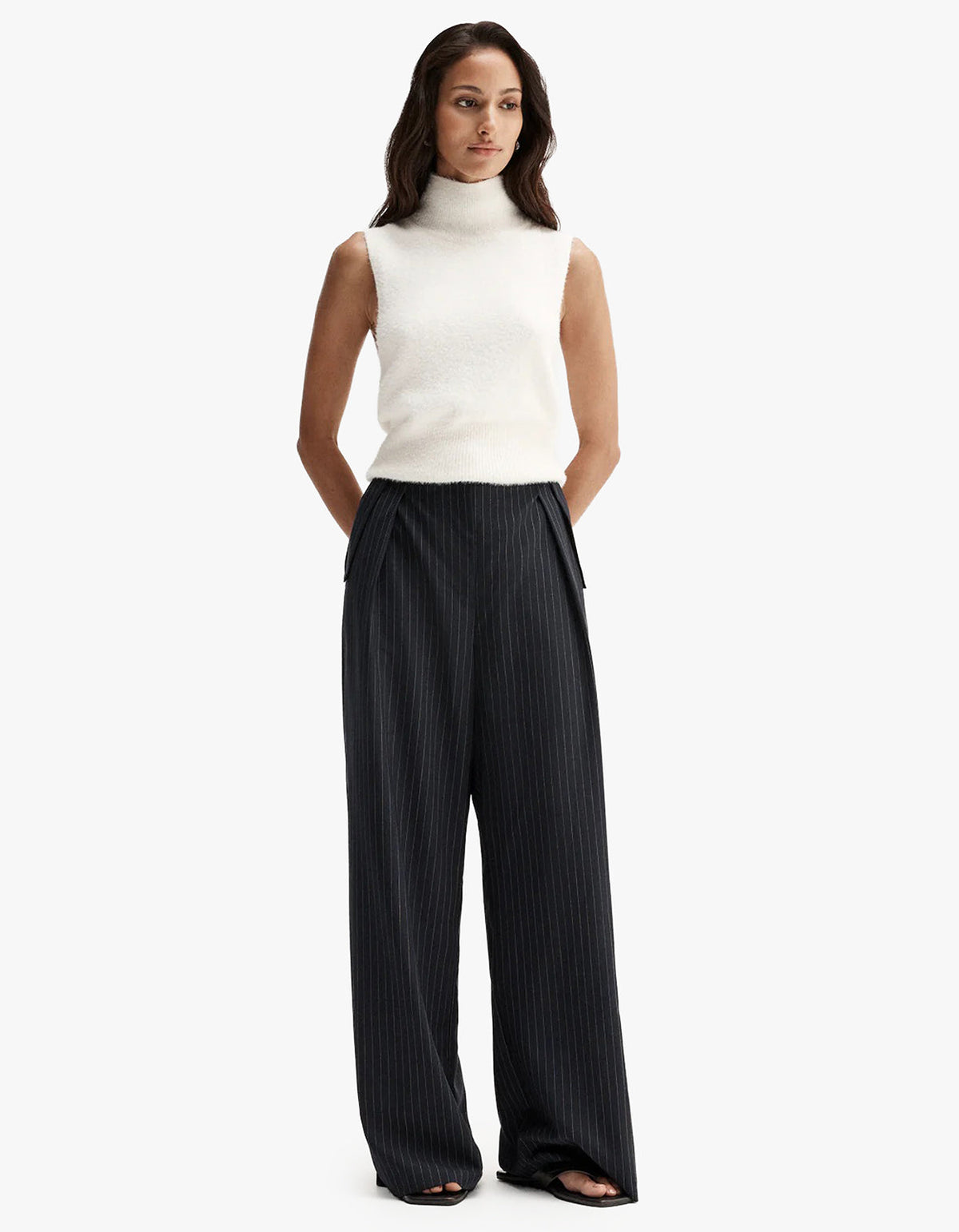 Tobias Pant - Midnight Navy Pinstripe