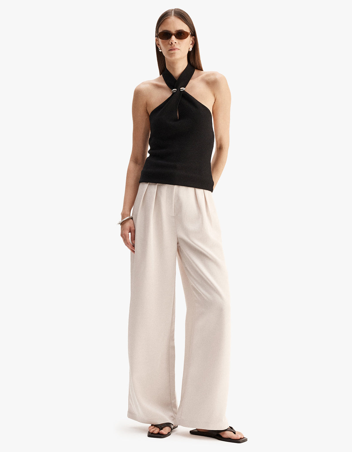 Zinnia Knit Top - Black
