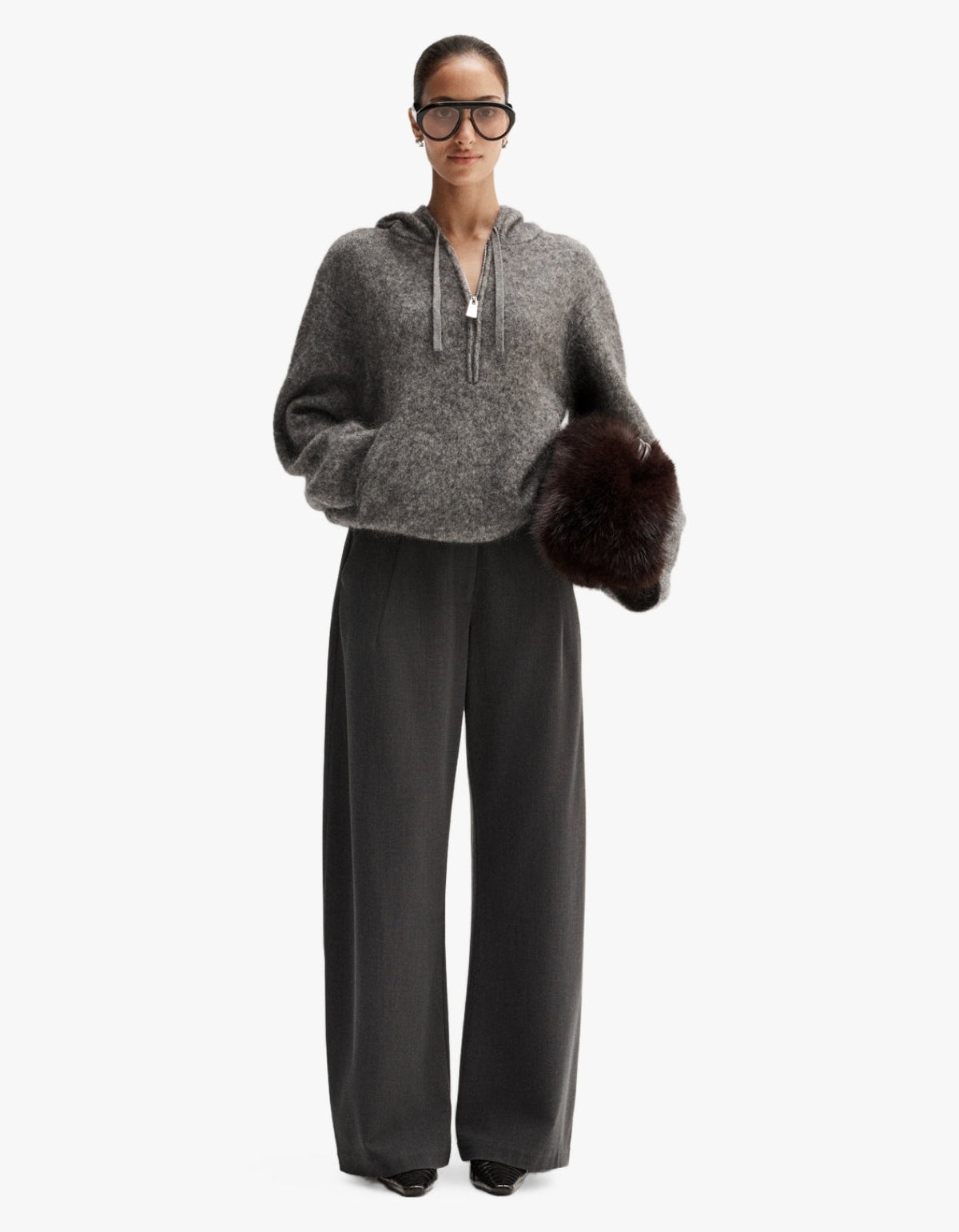Madden Knit Jumper - Grey Marle