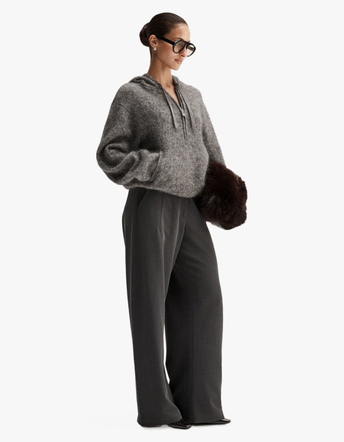 Madden Knit Jumper - Grey Marle