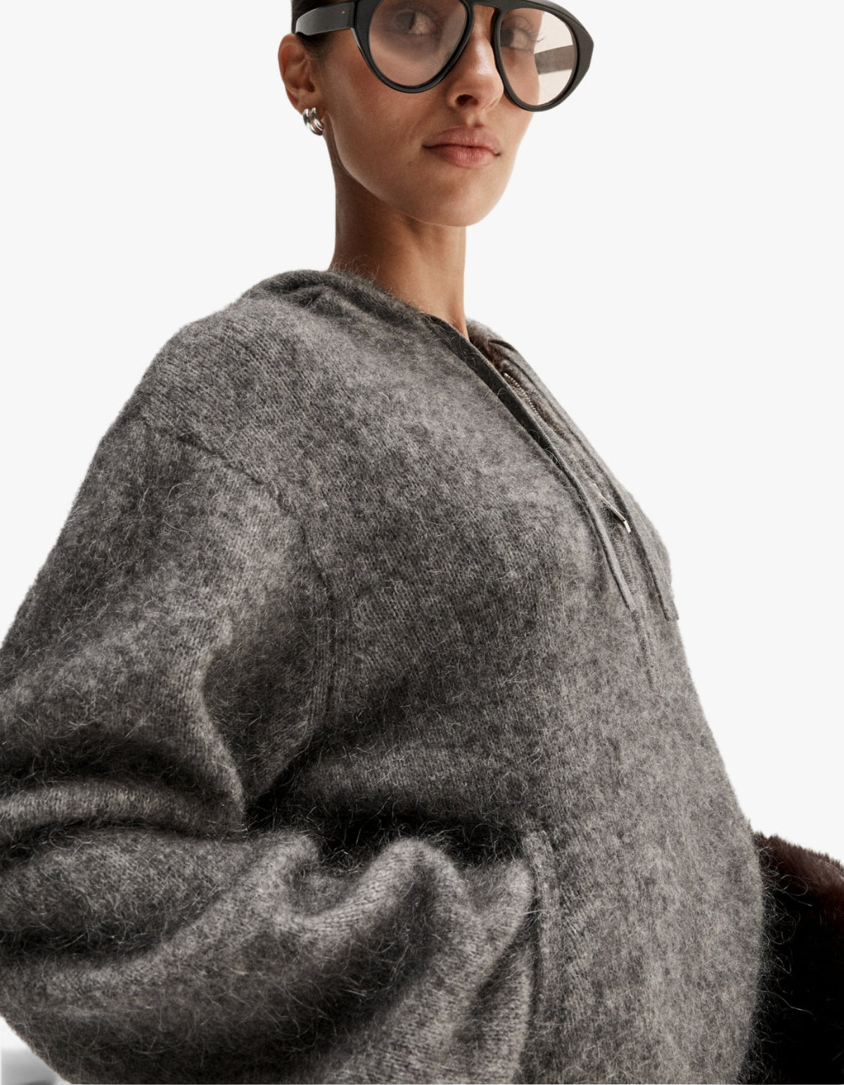 Madden Knit Jumper - Grey Marle